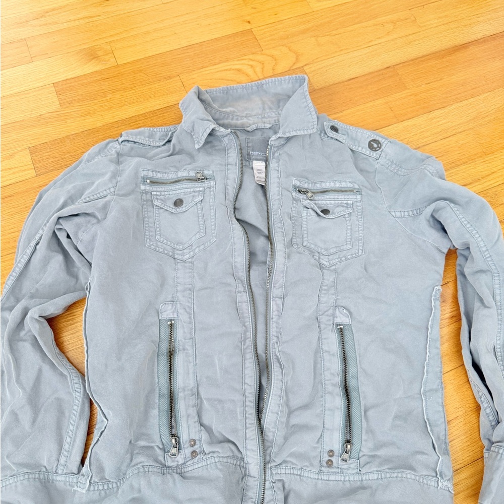 Diesel Light Gray jaket men medium - Picture 1 of 10